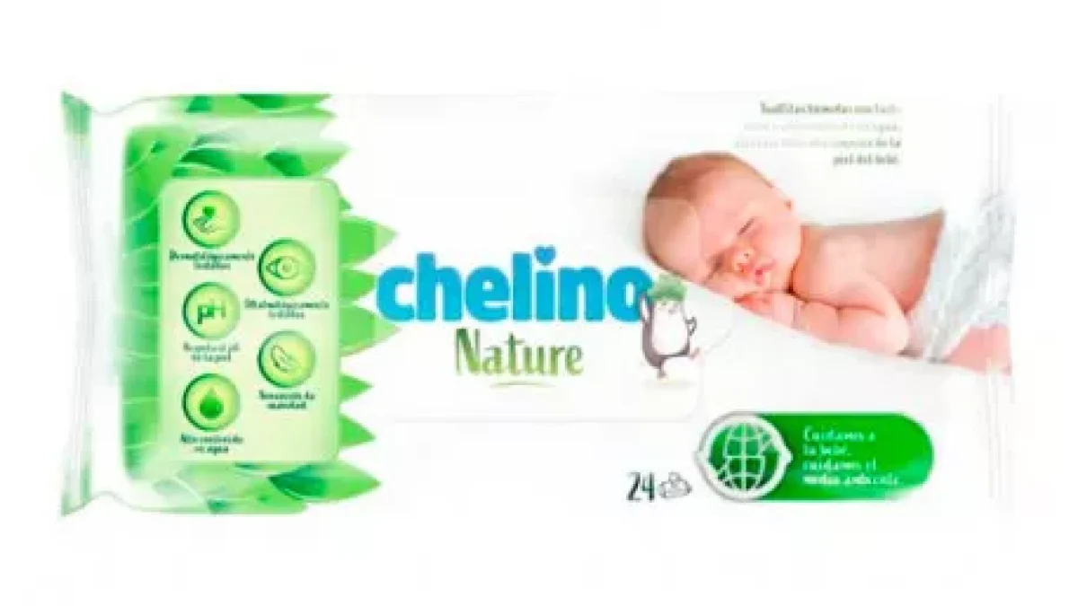 Chelino Nature Toallitas 72 Unidades. Limpieza suave del bebé.